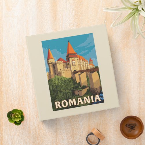 Peles Castle Romania 3 Ring Binder