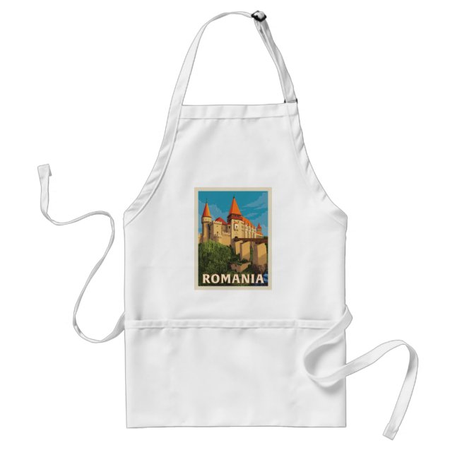 Peles Castle Romania Adult Apron (Front)