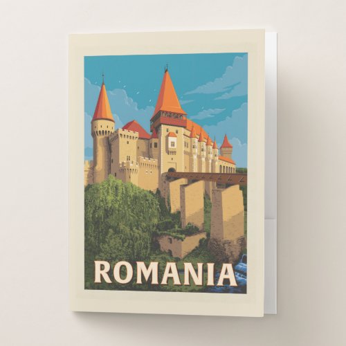 Peles Castle Romania Pocket Folder