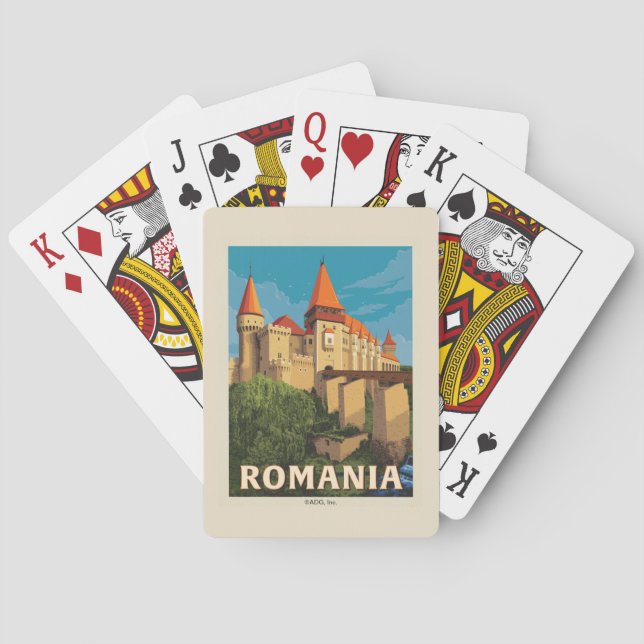 Peles Castle Romania Poker Cards (Back)