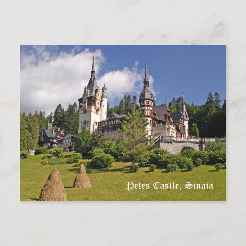 Peles Castle Romania Postcard