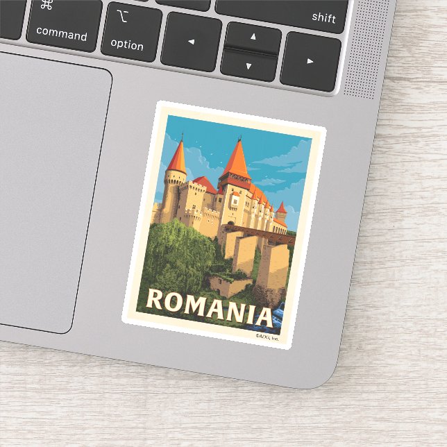 Peles Castle Romania Sticker (Detail)