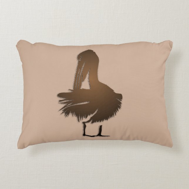 Pelican Accent Pillow (Front)