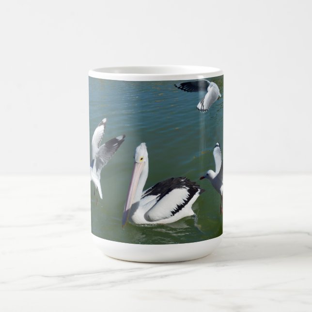 Pelican And The  Gate Crashers,  Coffee Mug (Center)