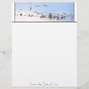 Pelican Beach Personalized Letterhead