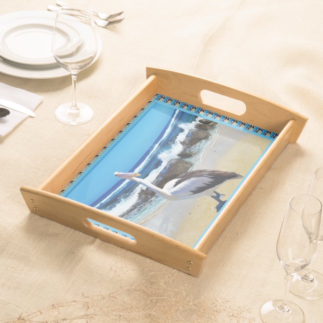 Pelican Beach Splash, Serving Tray (Front)