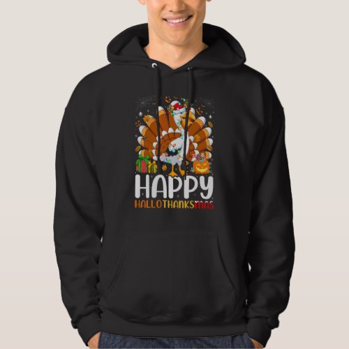 Pelican Bird Halloween Christmas Happy Hallothank Hoodie