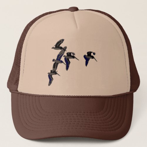 Pelican Birds Wildlife Animals Trucker Hat