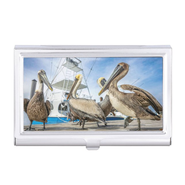 Pelican Business Card Holder (Front)