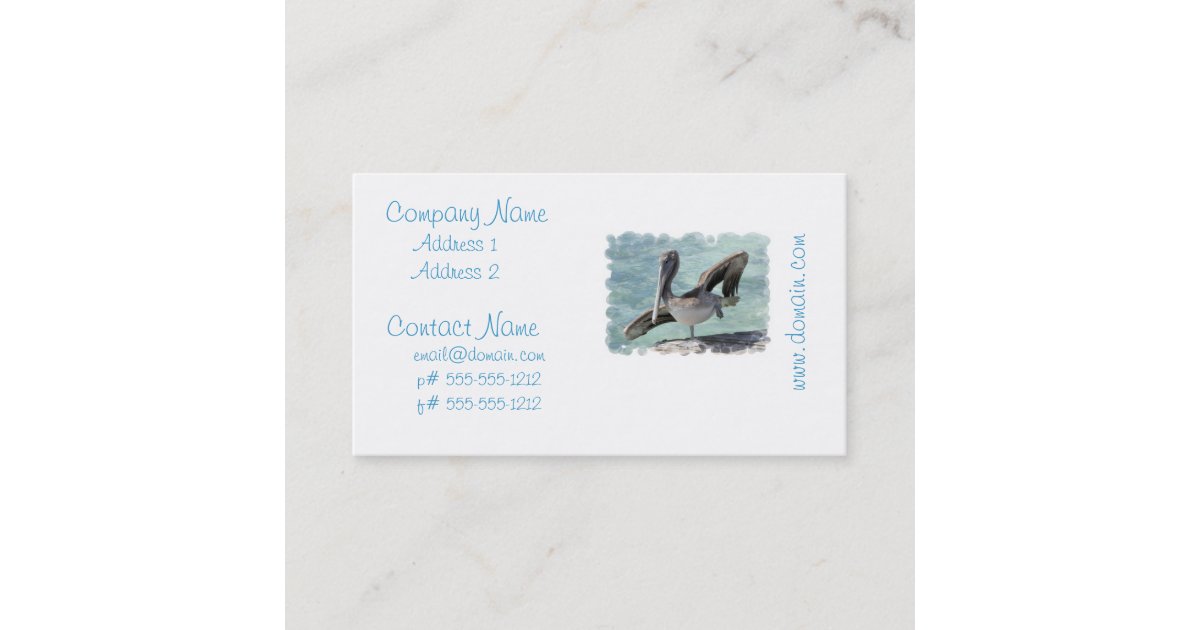 Pelican Business Cards Zazzle