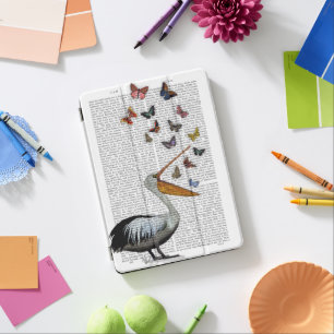 Pelican & Butterflies iPad Pro Cover