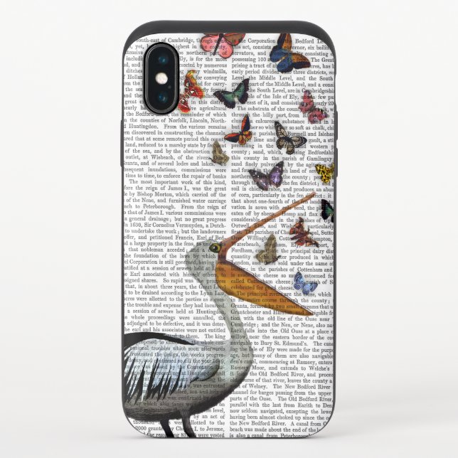 Pelican & Butterflies Uncommon iPhone Case (Back)