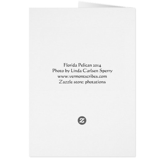Pelican Card (Back)