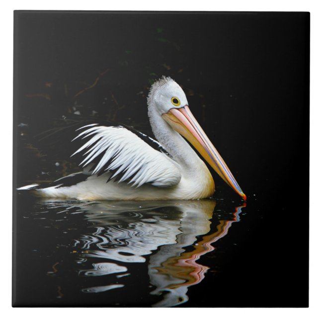 Pelican Ceramic Tile (Front)