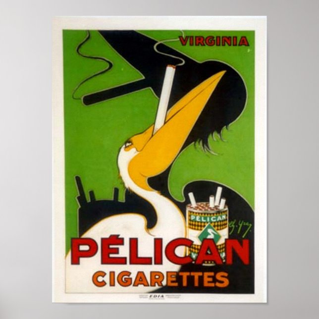 Pelican Cigarets Poster (Front)