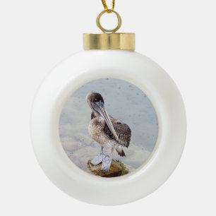 Pelican Coastal Christmas Ornament – Beach Bird