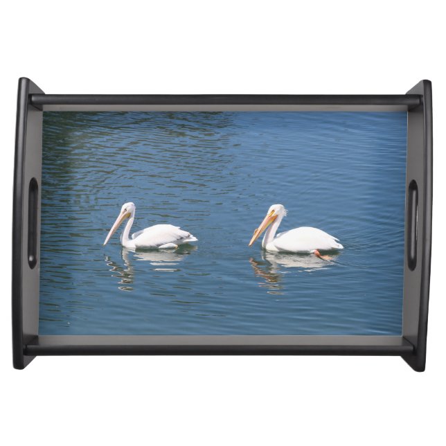pelican couple serving tray (Front)