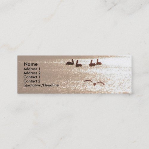 Pelican Dawn Profile Card Business Card