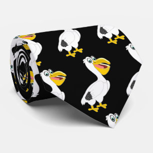 Pelican Design Neck Tie