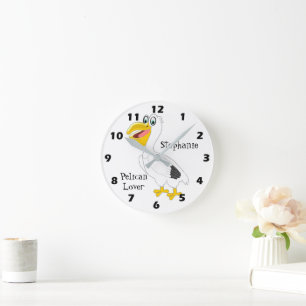 Pelican Design Round Clock