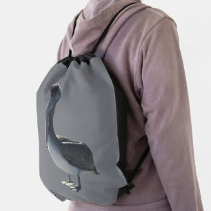 Pelican Drawstring Backpack