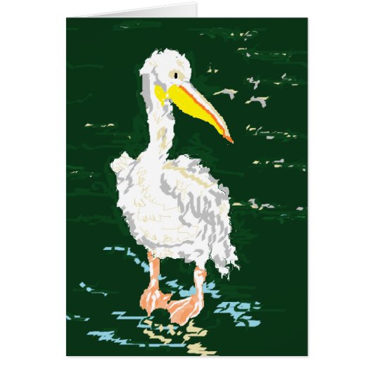 Pelican Enjoying Alone Time Cards (Front)