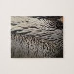 Pelican Feathers Abstract Nature Photography Jigsaw Puzzle