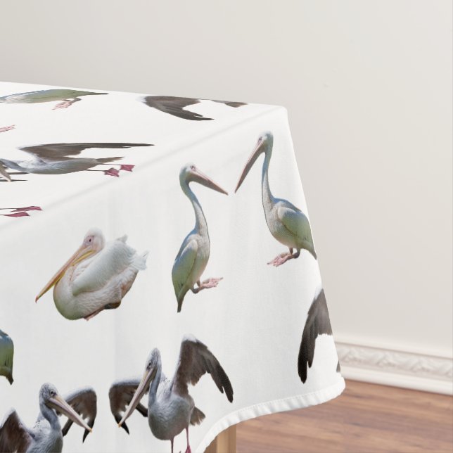 Pelican Frenzy Tablecloth (choose colour) (In Situ)