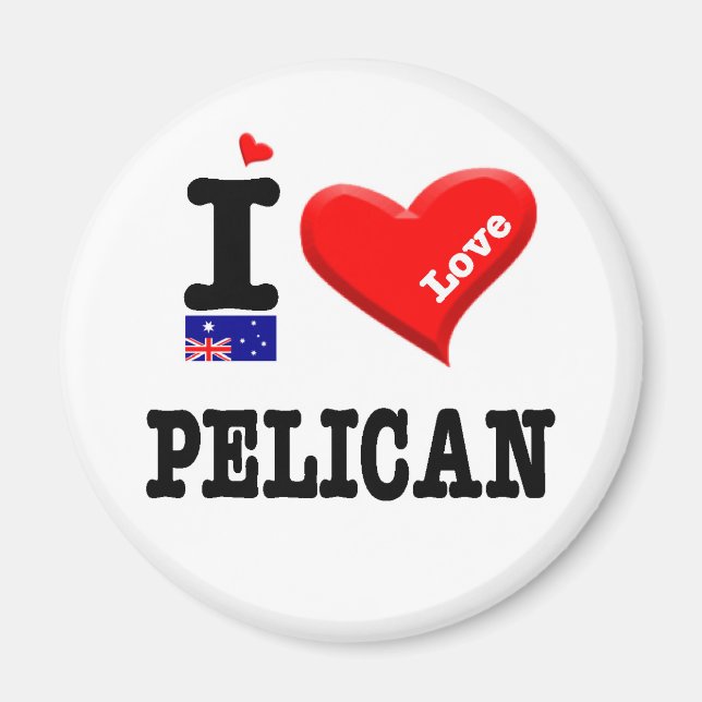 PELICAN - I Love Magnet (Front)