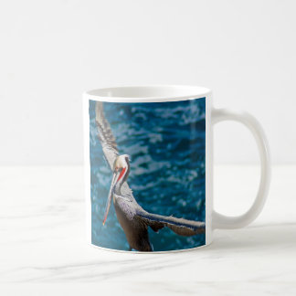 PELICAN IN FLIGHT COFFEE MUG
