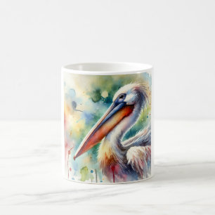 Pelican in Serenity 210724AREF108 - Watercolor Coffee Mug