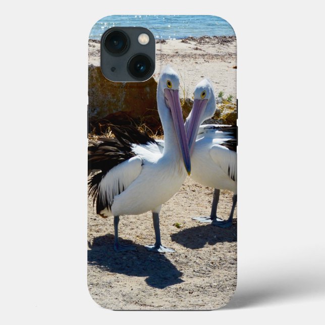 Pelican Love, iPhone 13 Case (Back)