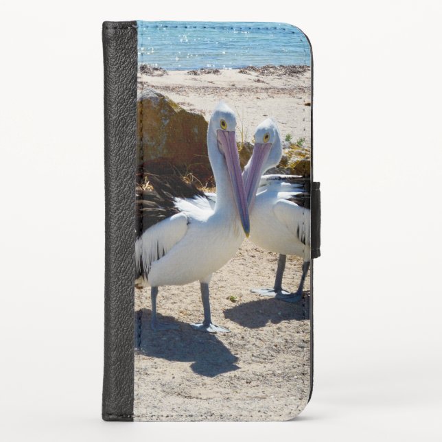 Pelican Love,  iPhone Wallet Case (Front)