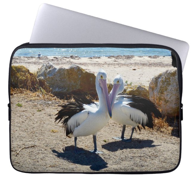Pelican Love, Laptop Sleeve (Front)