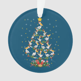 Pelican Lover Xmas Gift Matching Pelican Christmas Ornament