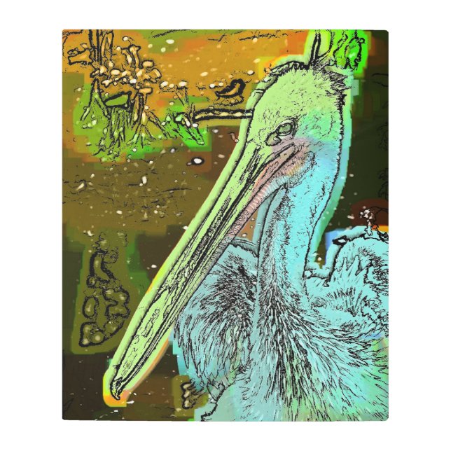 PELICAN METAL PRINT (Front)