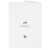 "Pelican on a Pole" Blank Note Card (Back)