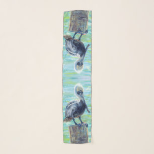 "Pelican on a Pole" Scarf