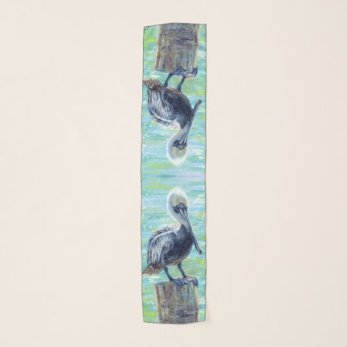 Pelican on a Pole Scarf