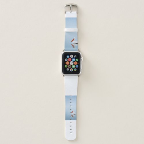 PELICAN ON BLUE WATER APPLE WATCH BAND