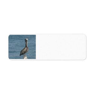 Pelican on Piling Label