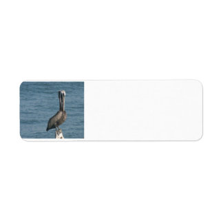 Pelican on Piling Label