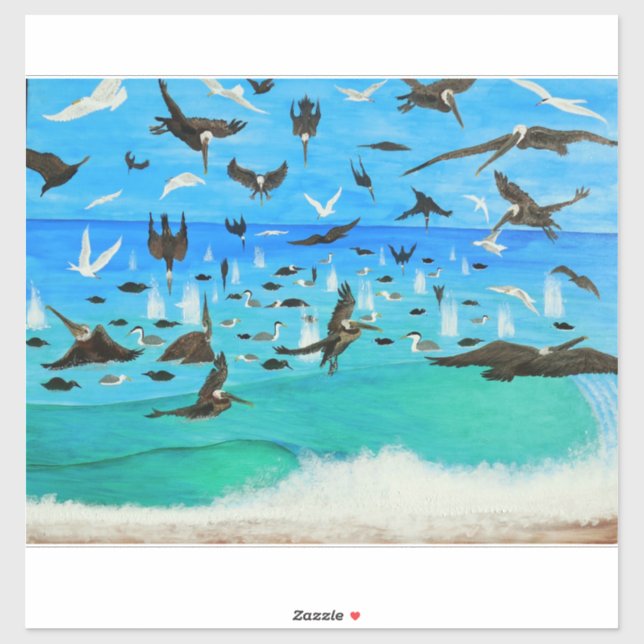 Pelican pandemonium  sticker (Sheet)