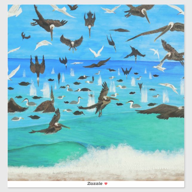 Pelican pandemonium  sticker (Sheet)