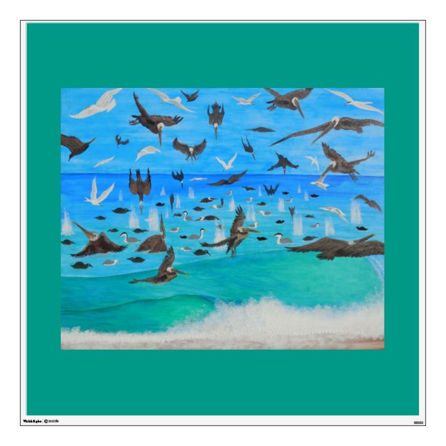 Pelican pandemounium wall sticker (Front)