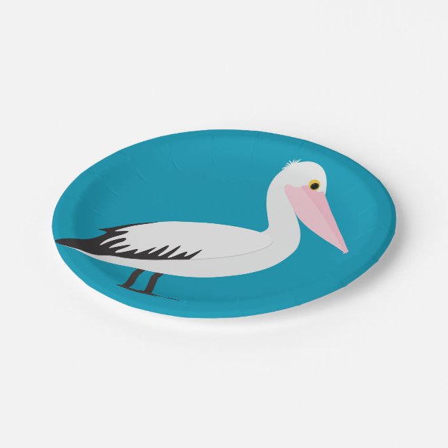 Pelican Paper Plates (Angled)