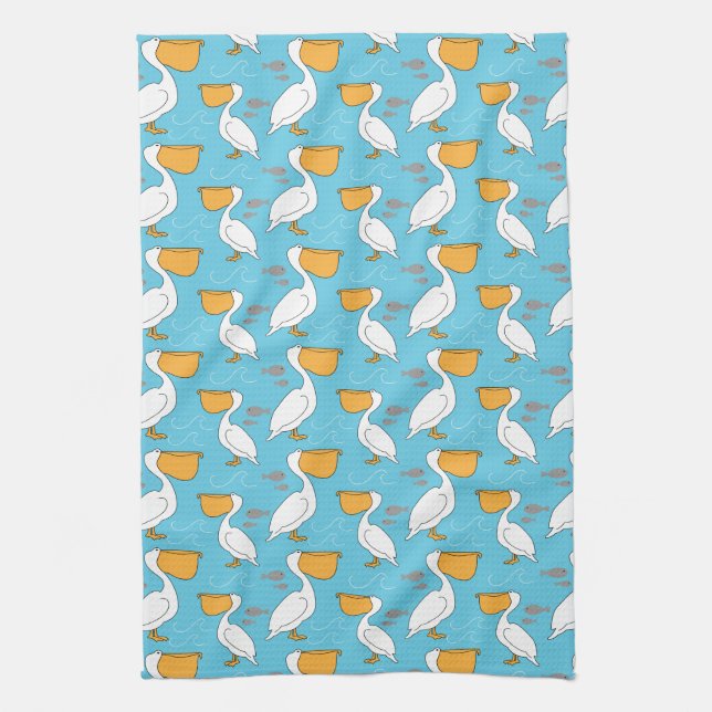 Pelican Pete Kitchen Towel (Vertical)