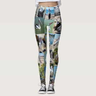 Pelican Photo Collage, Leggings