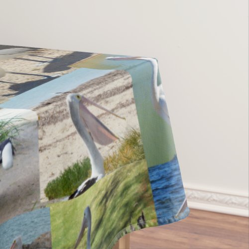 Pelican Photo Collage Tablecloth