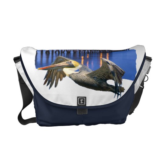 Pelican Pier Rickshaw Messenger Bag